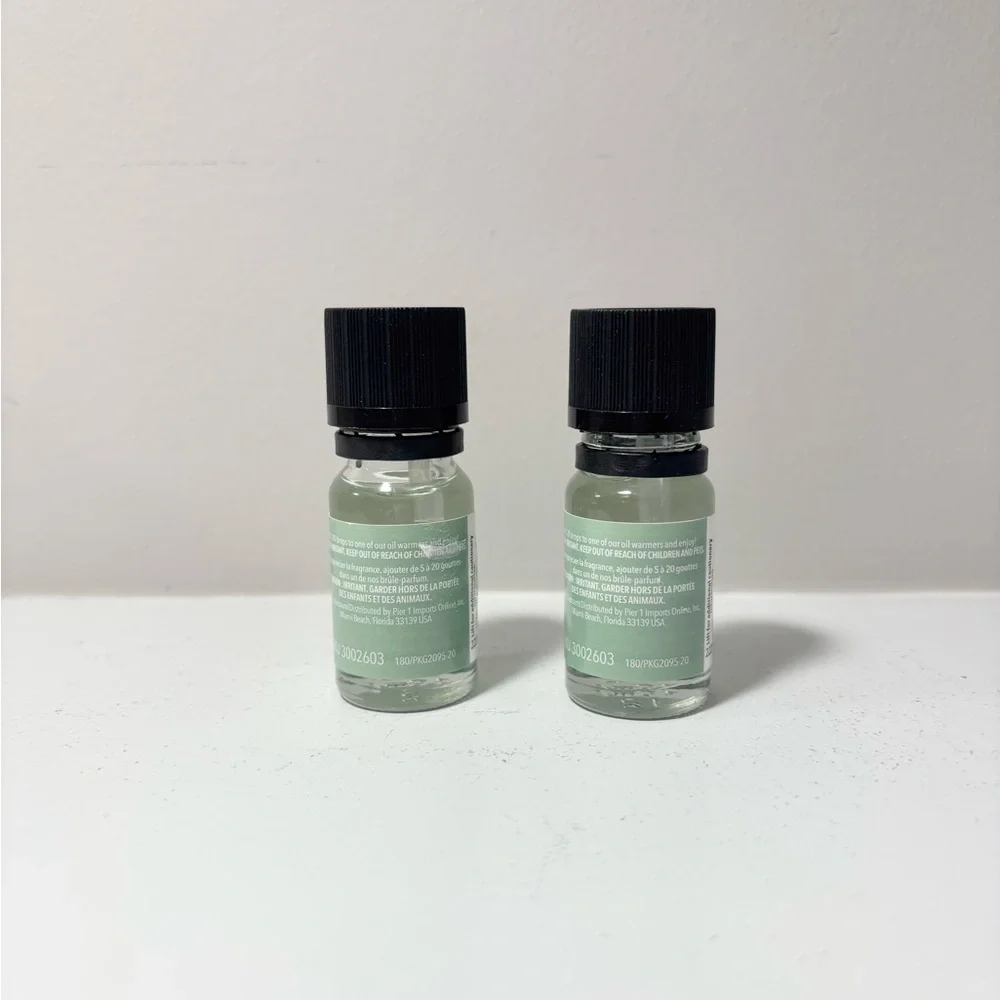 Pier 1 Sea Grass Fragrance Oil Set .33 Fl Oz